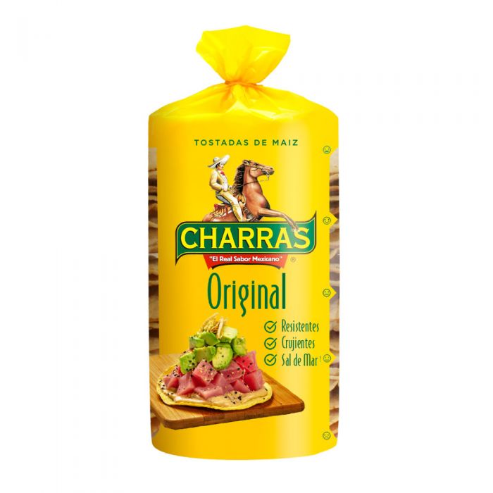 Tostadas de maíz Charras original 325 g