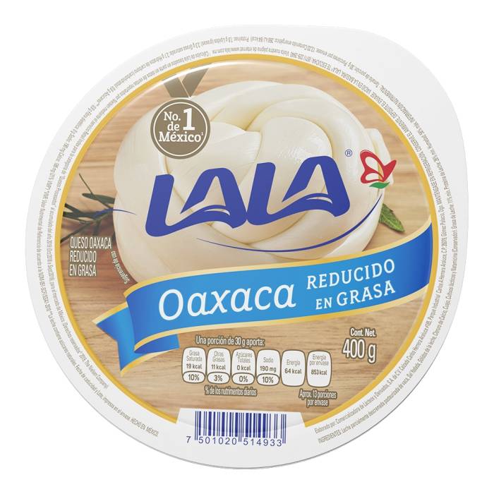 Queso Lala Oaxaca Light 400 Gr