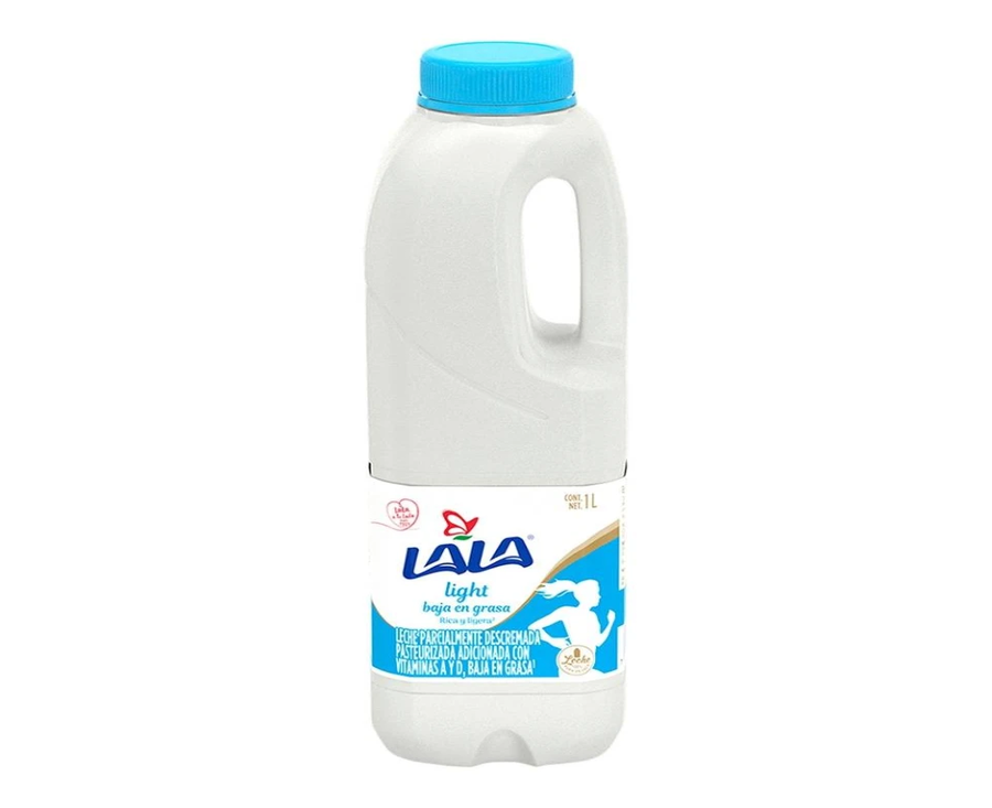 Leche fresca Lala light baja en grasa parcialmente descremada 1 l