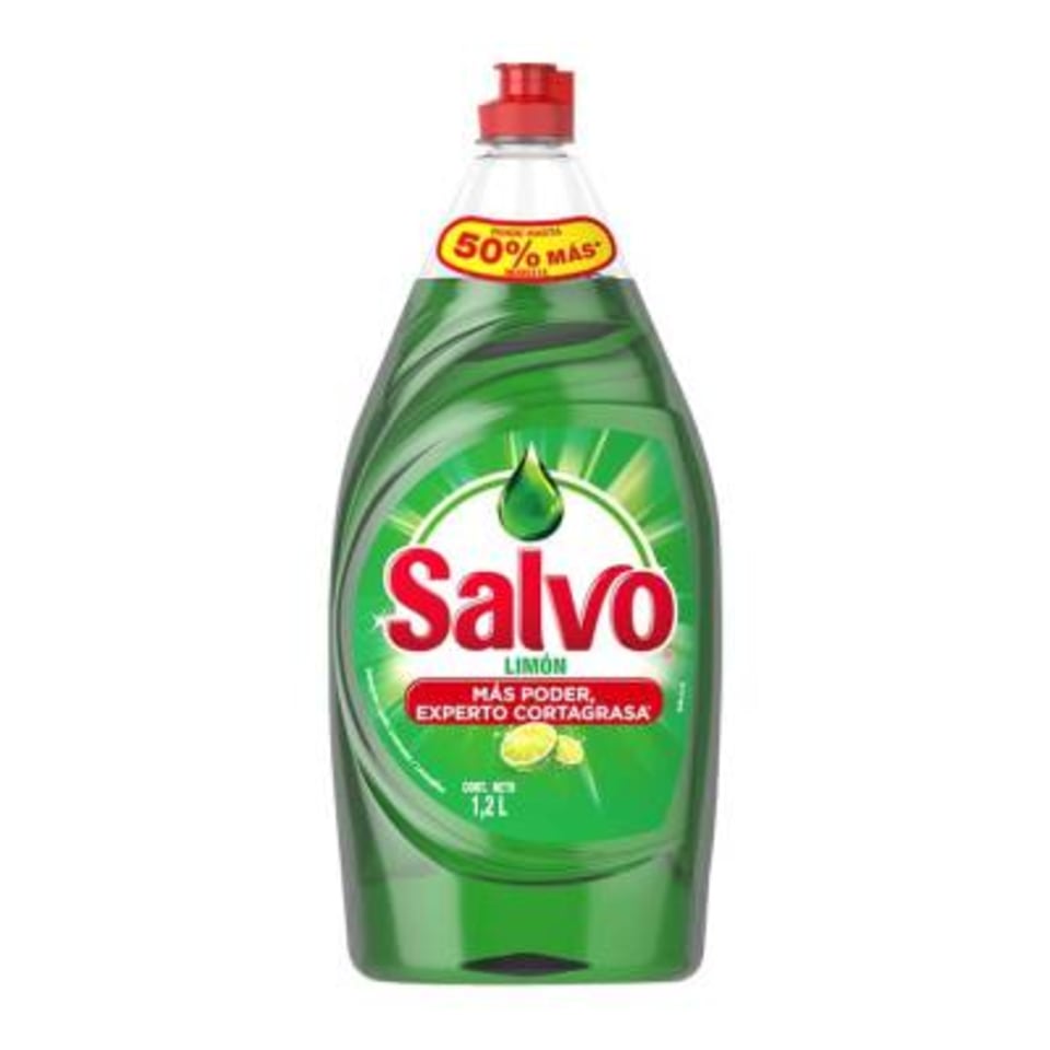 Lavatrastes líquido Salvo limón 1.2 l
