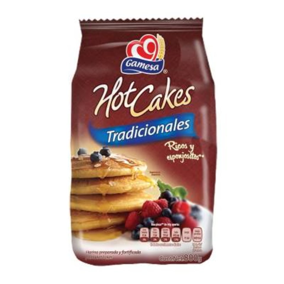 Harina para hot cakes Gamesa tradicionales 800 g