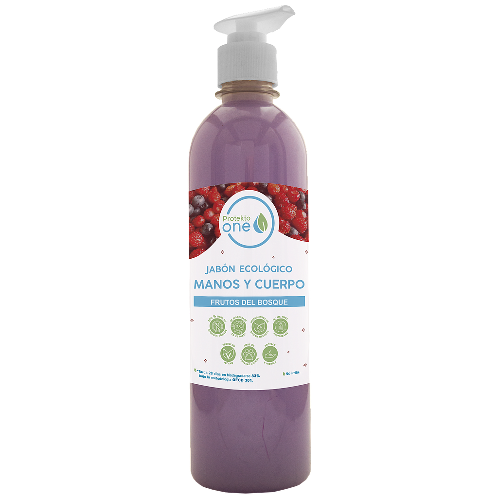 Jabón Ecológico para Manos y Cuerpo 500ml/JM FRUTOS 