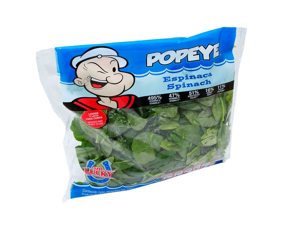 Espinaca Mr. Lucky Popeye 284 g