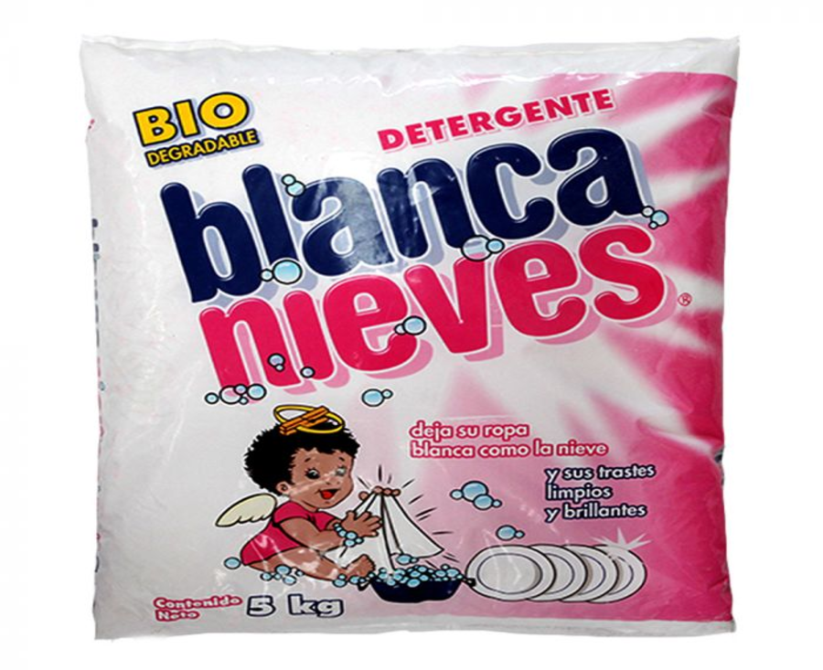 Detergente Para Ropa Blanca Nieves Bolsa 5 Kilogramos
