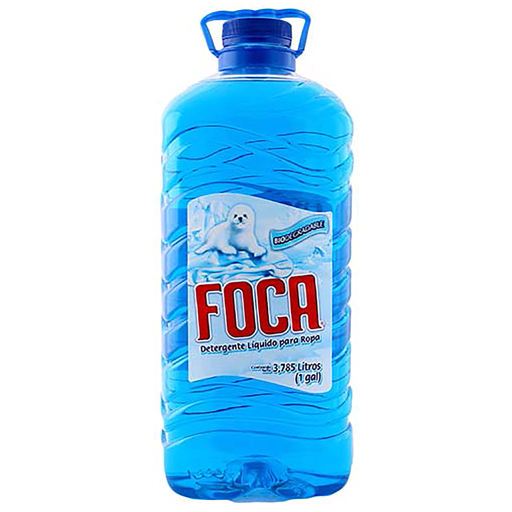 Detergente Líquido Foca Biodegradable 1 Galón